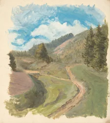 Gabelung der Straße